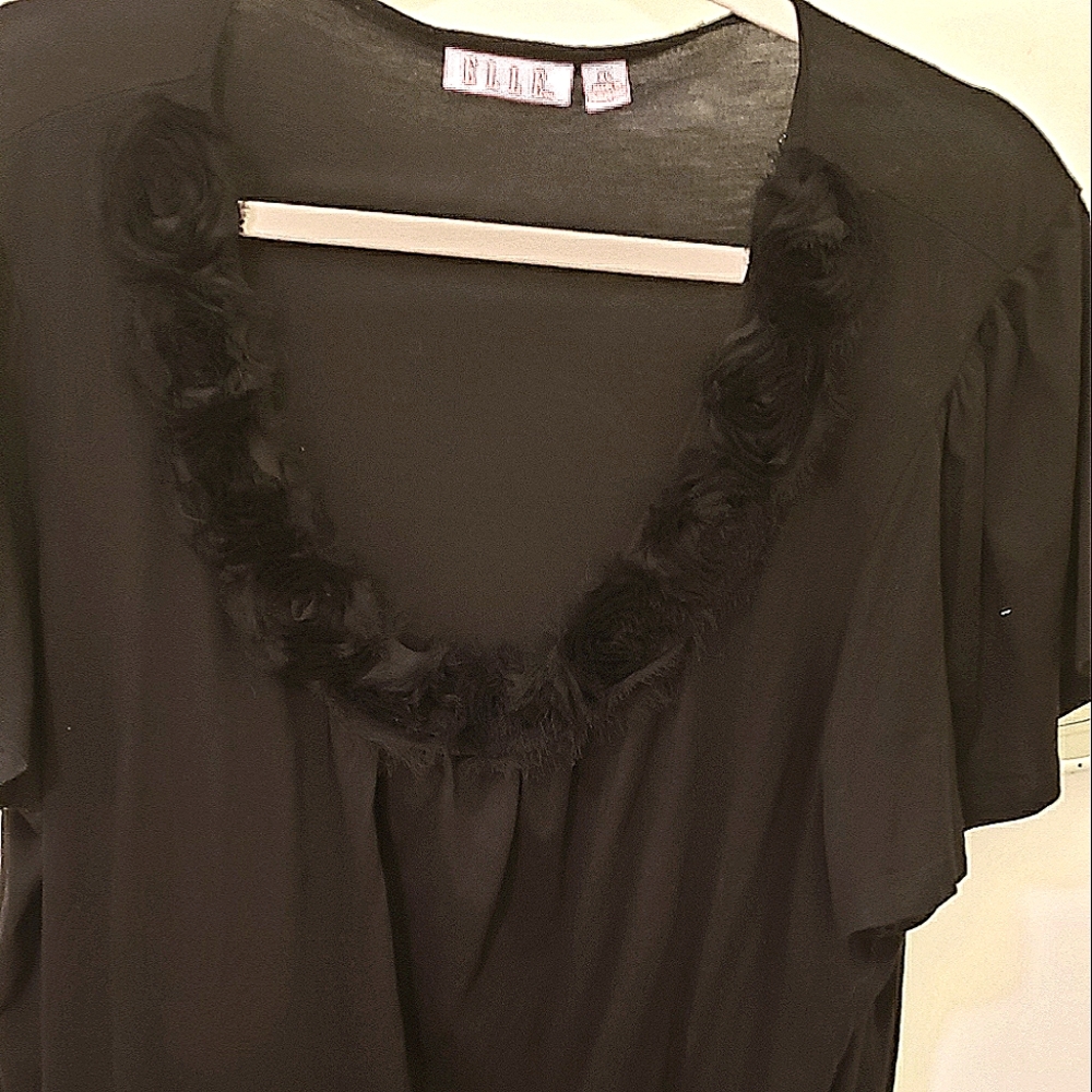 Black Elle top XL